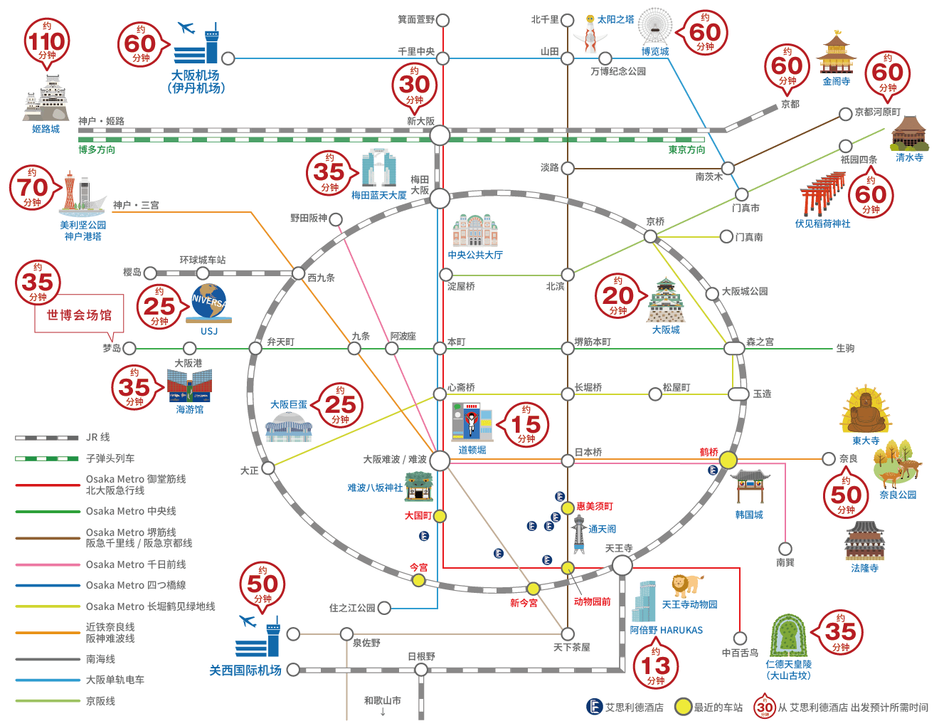 大阪交通MAP